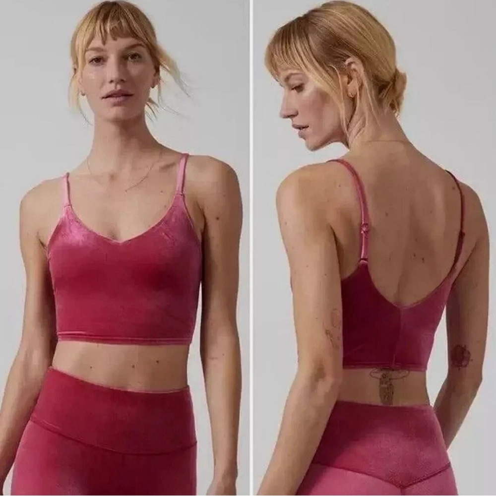 Athleta Women's Red Velvet Sports Bra